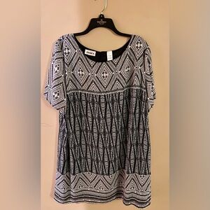 David N Black and White Dress